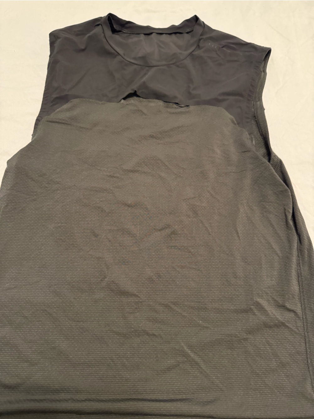 lululemon athletica Men's Black Sleeveless Training Tank
